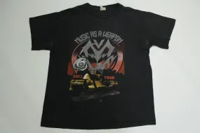 Music As A Weapon V 2011 Tour Korn Disturbed Sevendust Concert T-Shirt