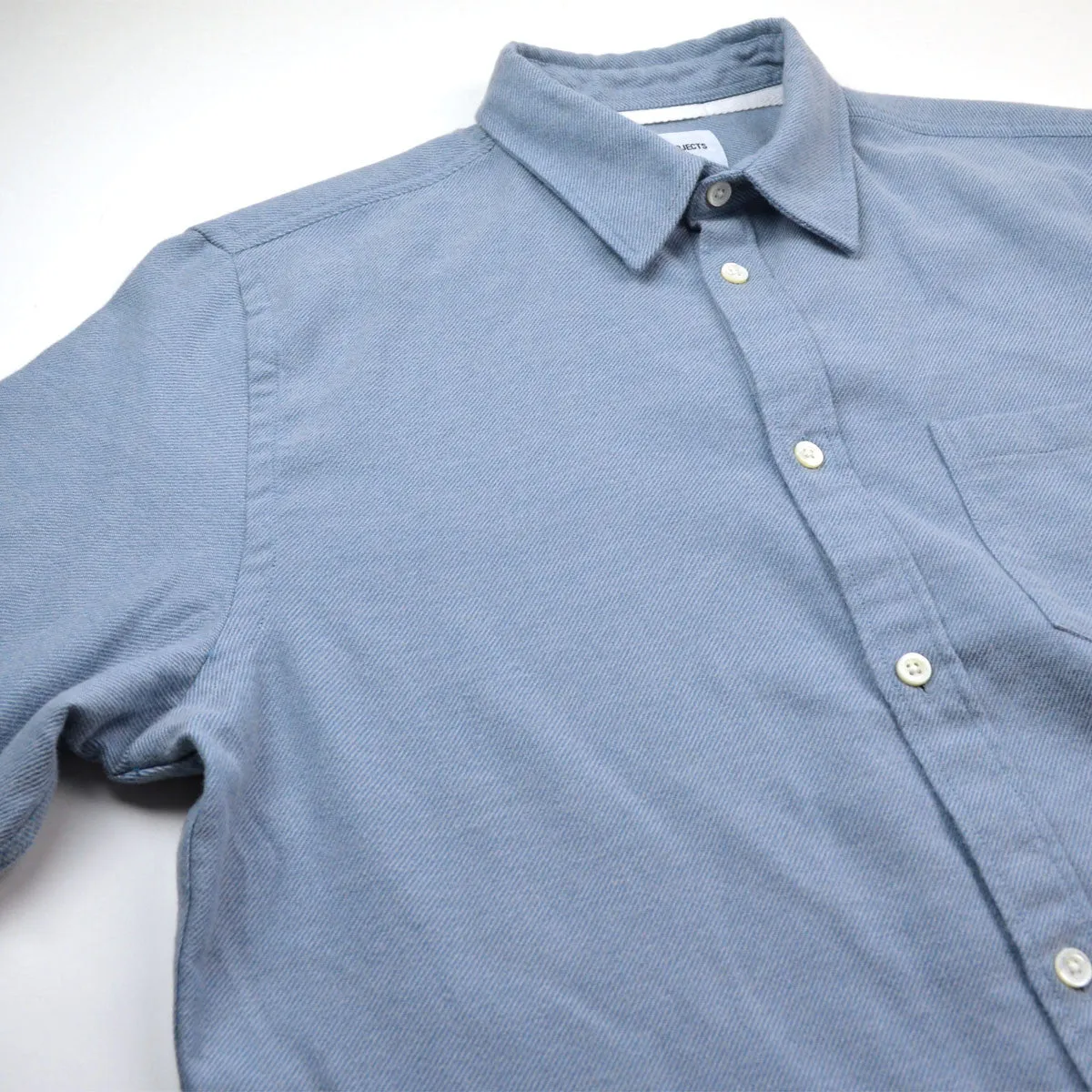 Norse Projects - Anton Brushed Shirt - Fog Blue