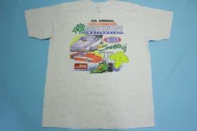 Northwest Nationals 4th Annual Jolly Rancher Vintage 1991 Seattle NHRA Drag Racing T-Shirt