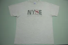 NYSE New York Stock Exchange World  Vintage 90's Hanes USA T-Shirt