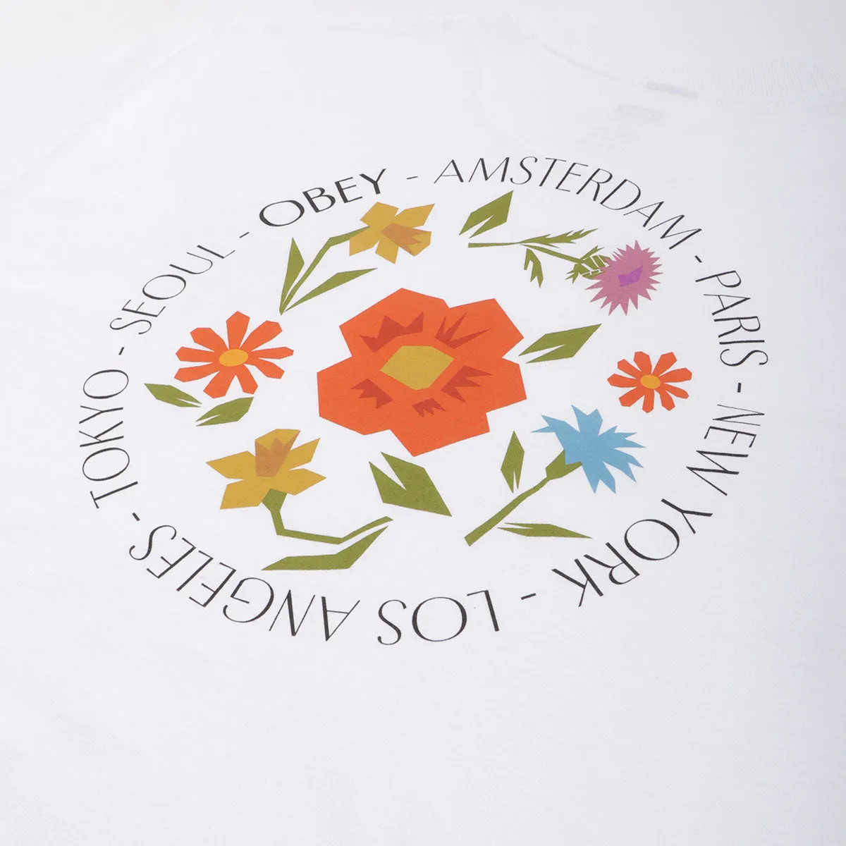 OBEY City Flowers T-Shirt