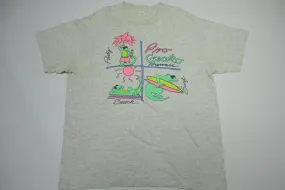 Pro Gecko Hawaii Beach Party Vintage 80's Single Stitch T-Shirt