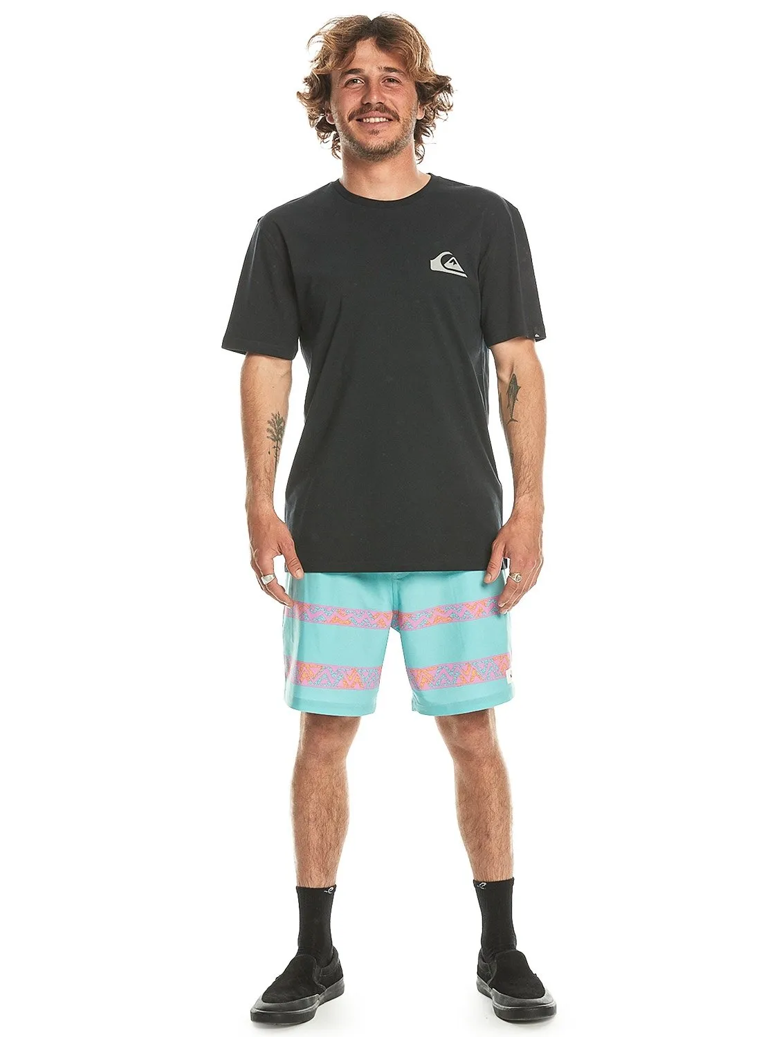 Quiksilver Men's Mini Logo T-Shirt