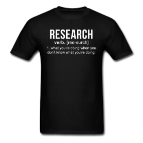 "Research" (white) - Men's T-Shirt