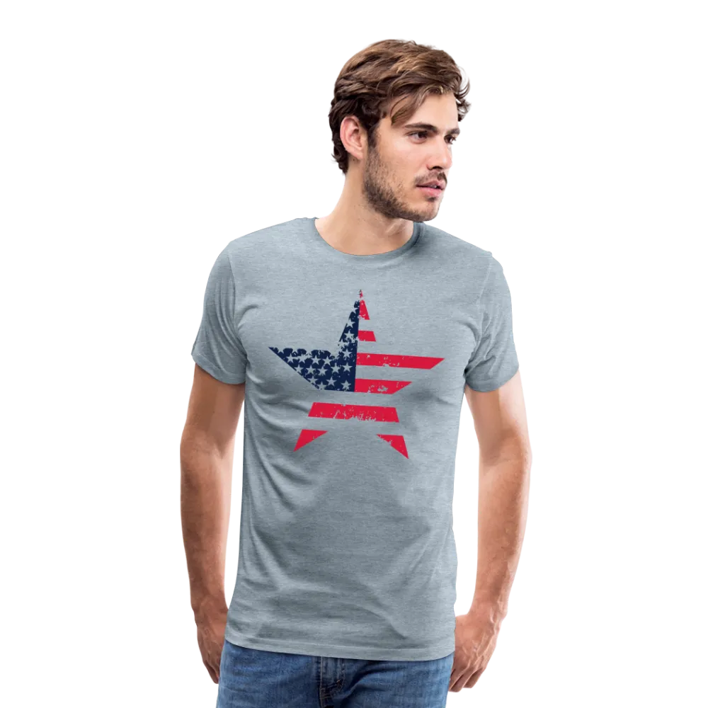 "Stellar Pride" - Men's Premium 4th of July T-Shirt