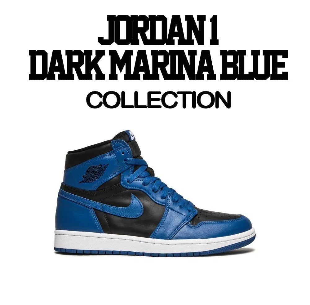 Retro 1 Dark Marina Blue Living Legend Shirt