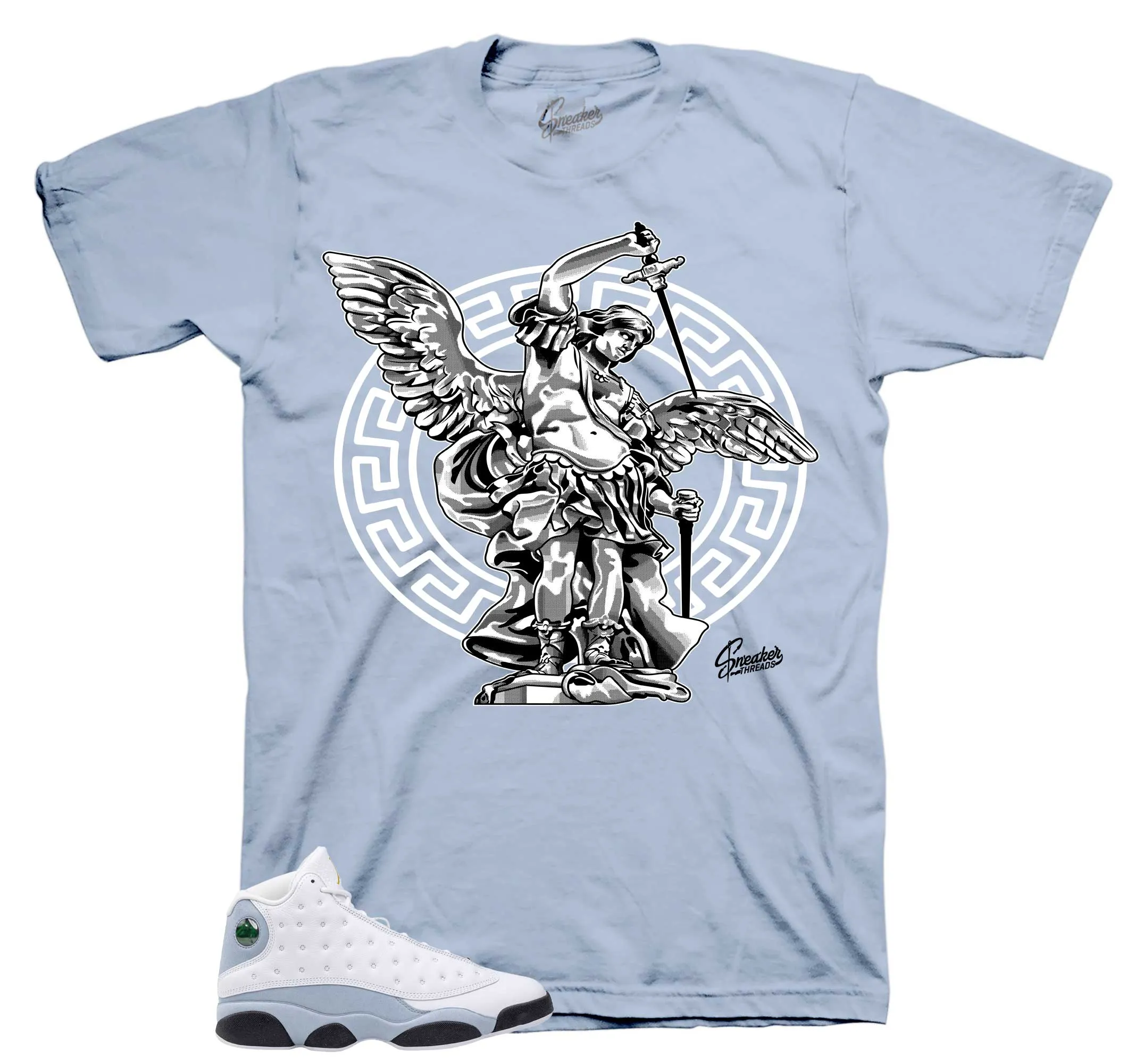 Retro 13 Blue Grey St. Micheal Shirt