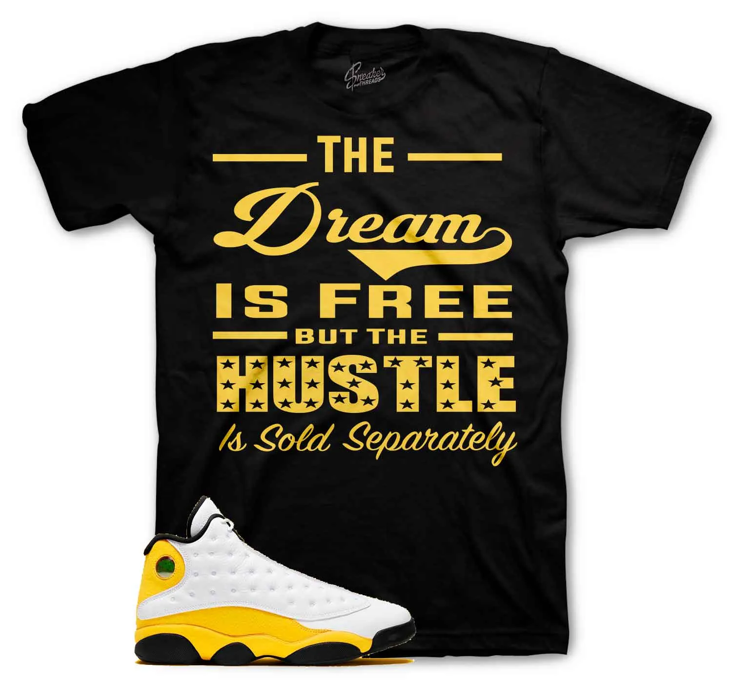 Retro 13 Del Sol Shirt - Sold Separately - Black