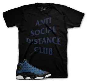 Retro 13 Navy Social Distance Shirt