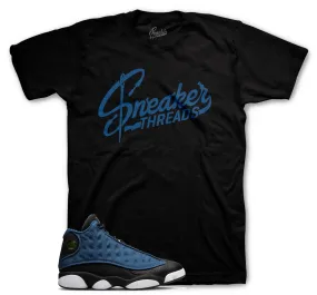 Retro 13 Navy ST Logo Shirt