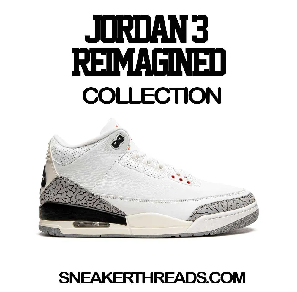 Retro 3 White Cement Reimagined Shirt - Greatest