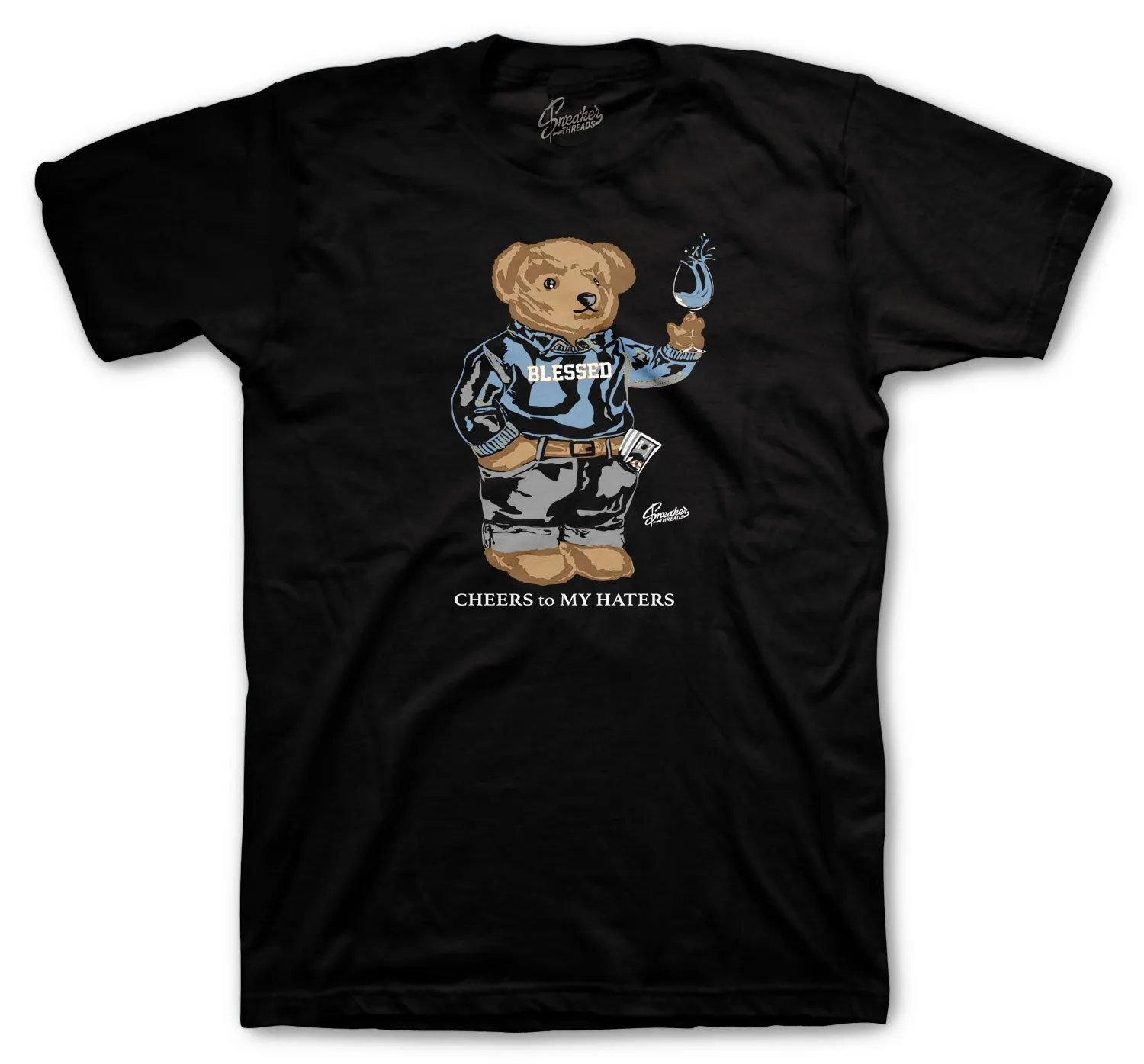 Retro 5 Bluebird Cheers Bear Shirt