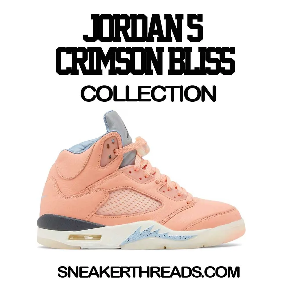 Retro 5 Crimson Bliss - Love Kicks - Light Blue