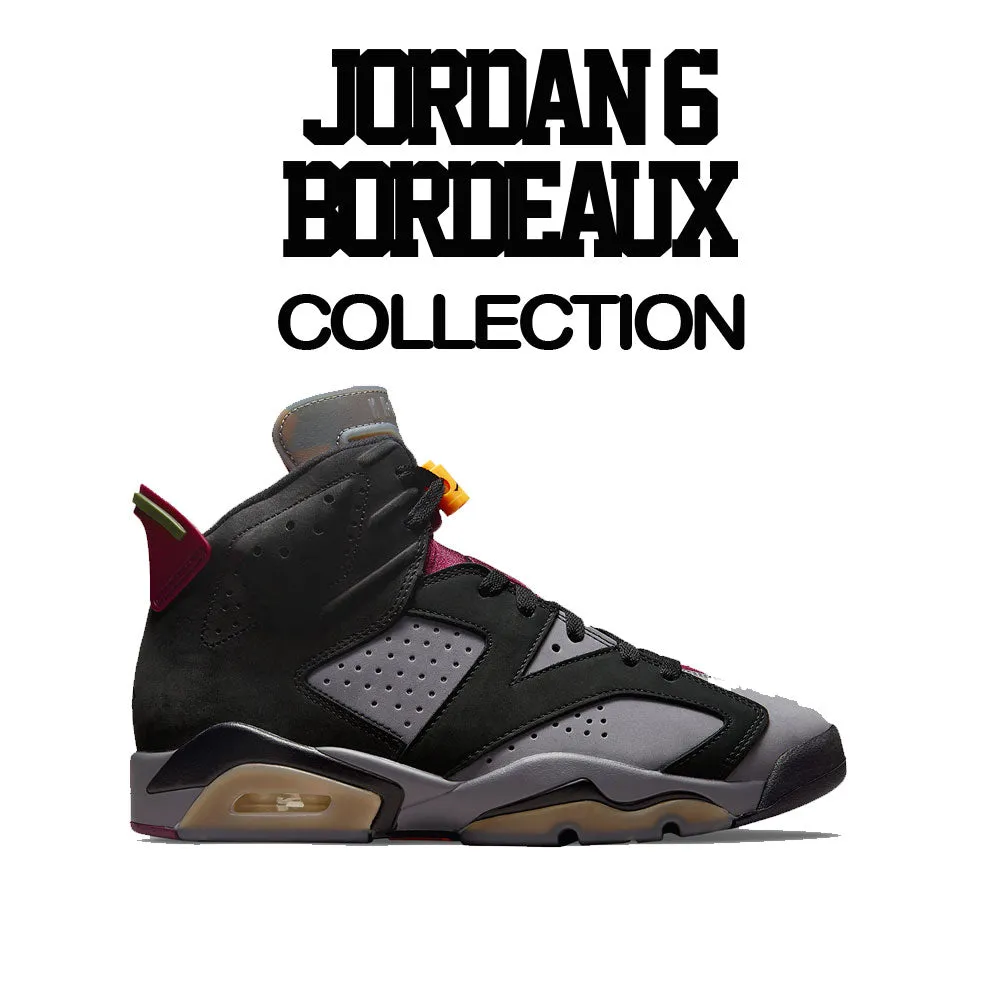 Retro 6 Bordeaux Shirt - Fresh Kicks - Black