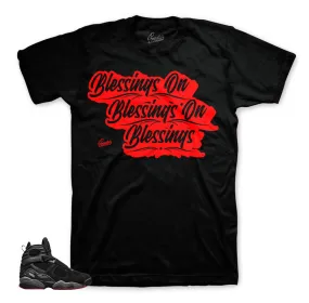 Retro 8 Cement Shirt - Blessings - Black