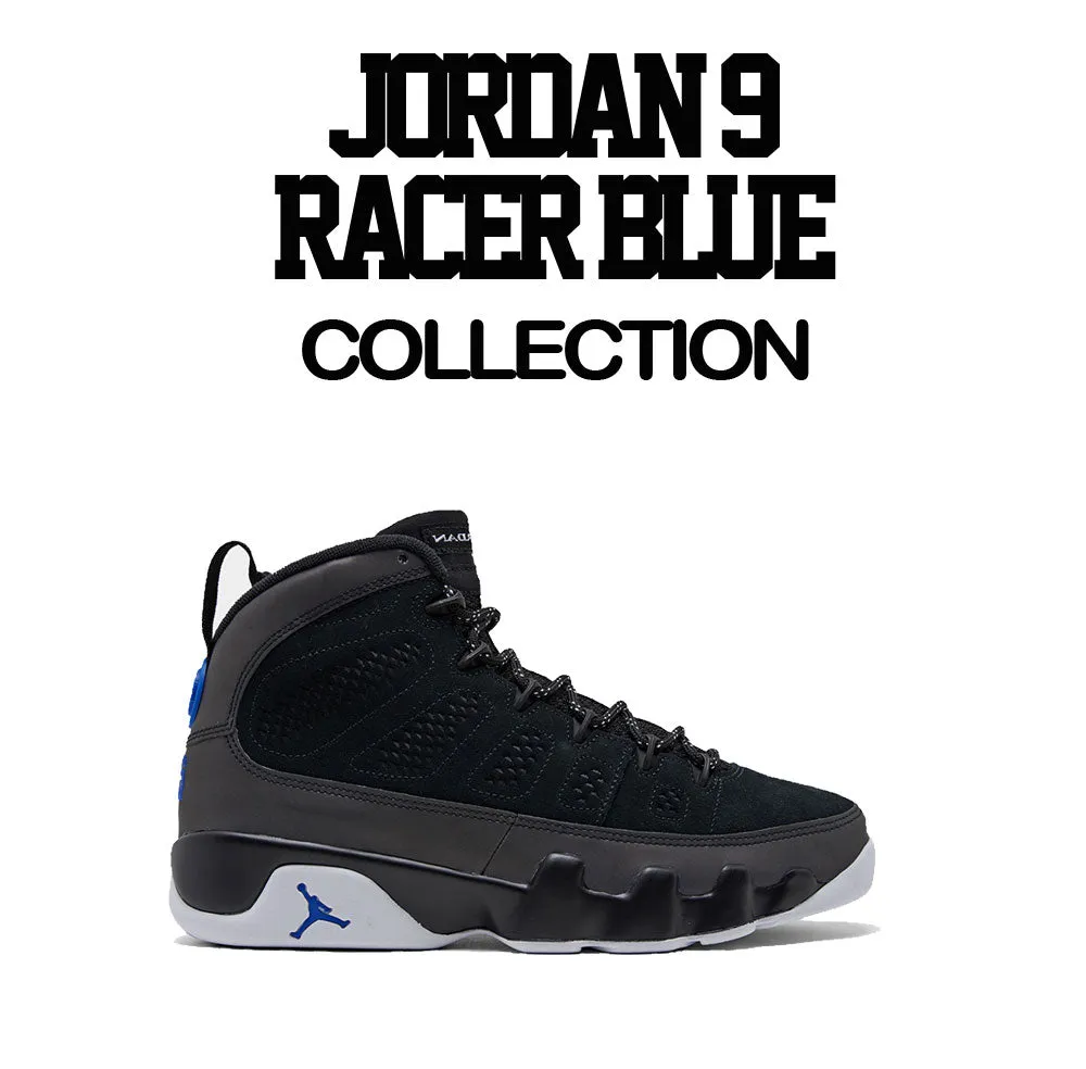 Retro 9 Racer Blue Shirt - ST Original - Black