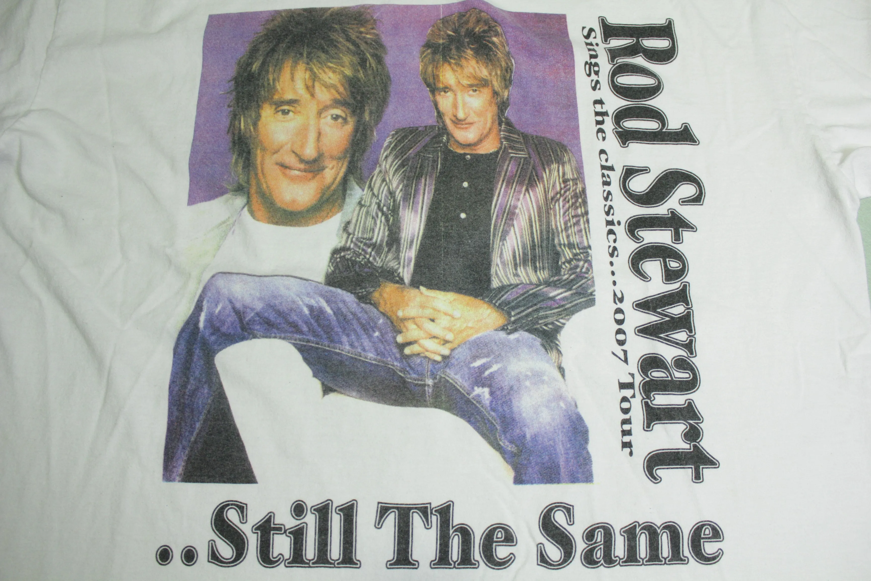 Rod Stewart Sings The Classics Still The Same 2007 Tour T-Shirt