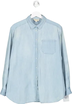 Sezane Blue Max Shirt - Denim UK 8