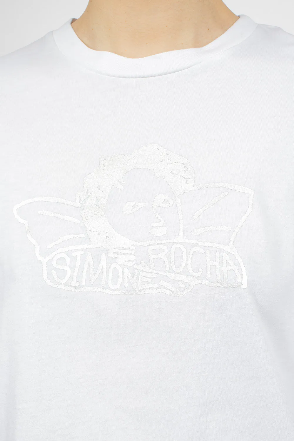 Short Sleeve T-Shirt Angel Baby Print