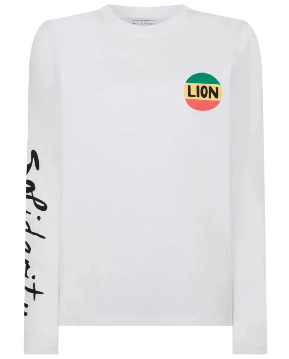 Solidarity Lion T-shirt White