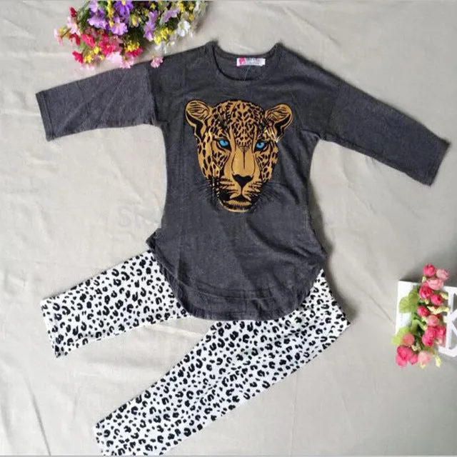 T-Shirt Leopard Legging Set