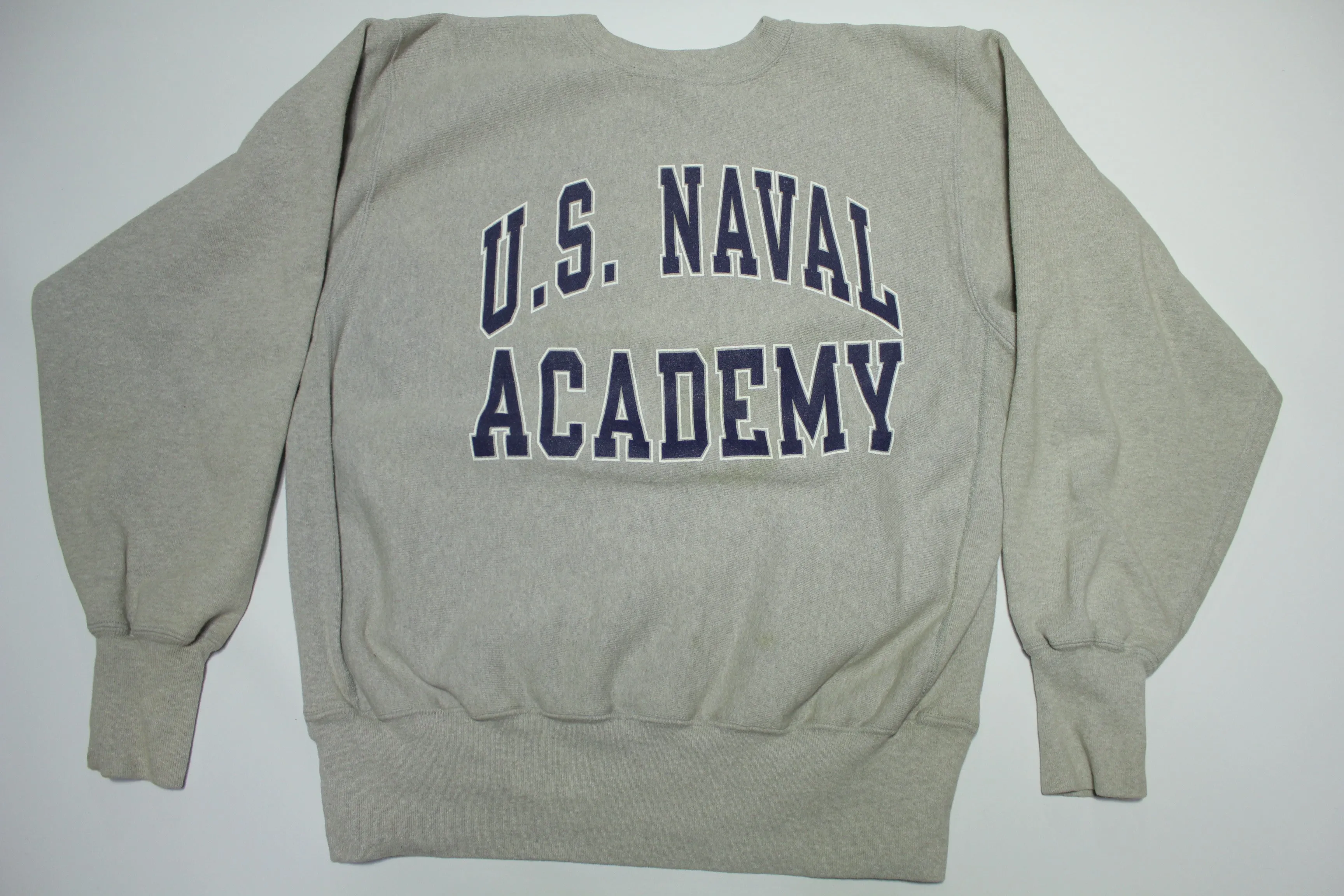 U.S. Naval Academy Vintage 90's Reverse Weave Champion Crewneck Military Sweatshirt