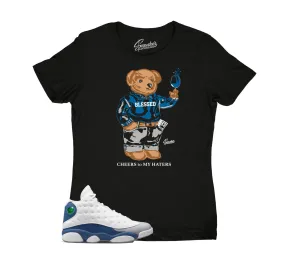 Womens - French Blue 13 Cheers Bear Shirt