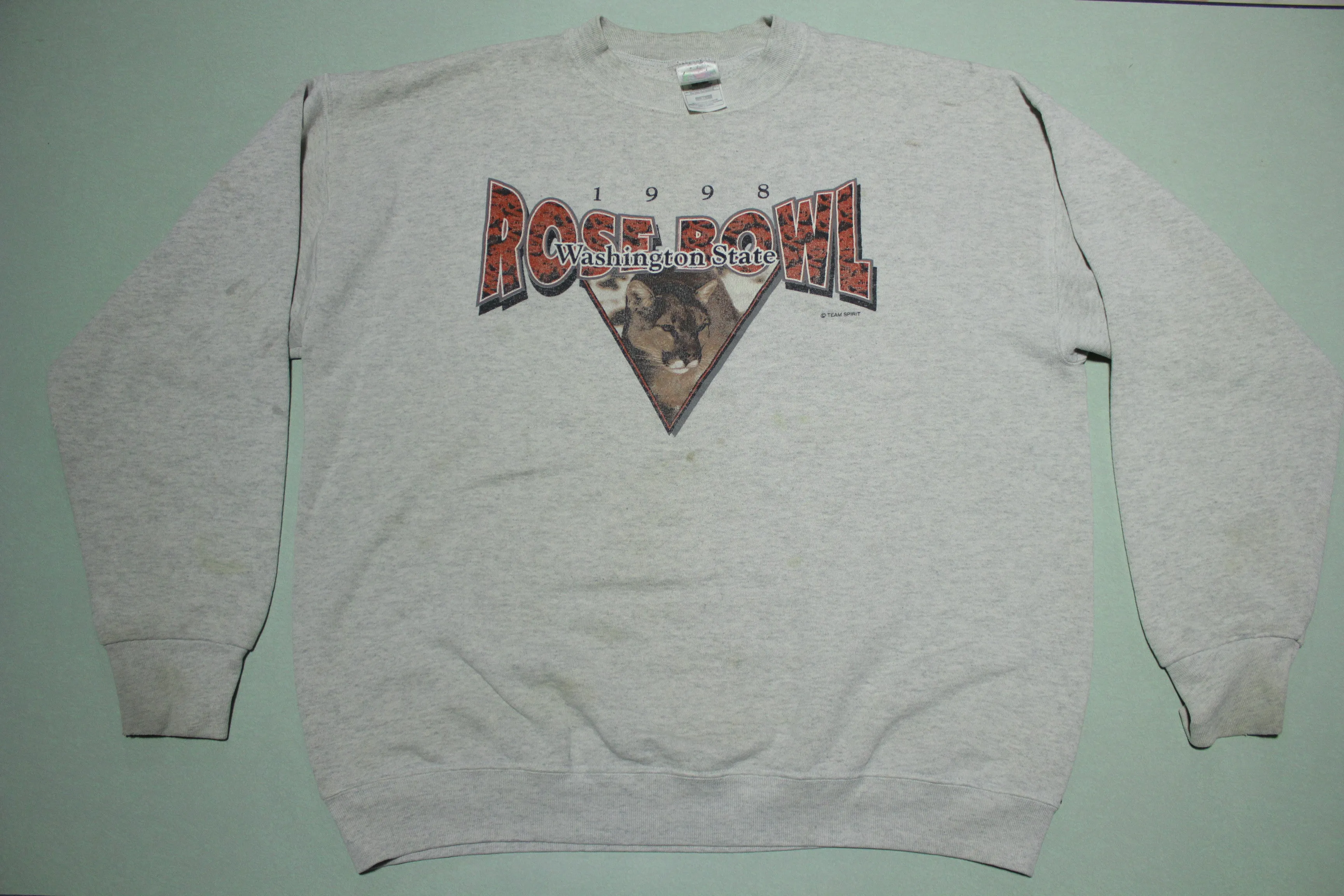 WSU Washington State Cougars Vintage 1998 Rose Bowl 90's Crewneck Sweatshirt